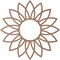 Ekena Millwork Daisy Wood Fretwork Pierced Ceiling Medallion, Wood (Paint Grade), 18"OD x 6 1/4"ID x 3/8"T CMWP18X18X0375DAMF - alternate 5